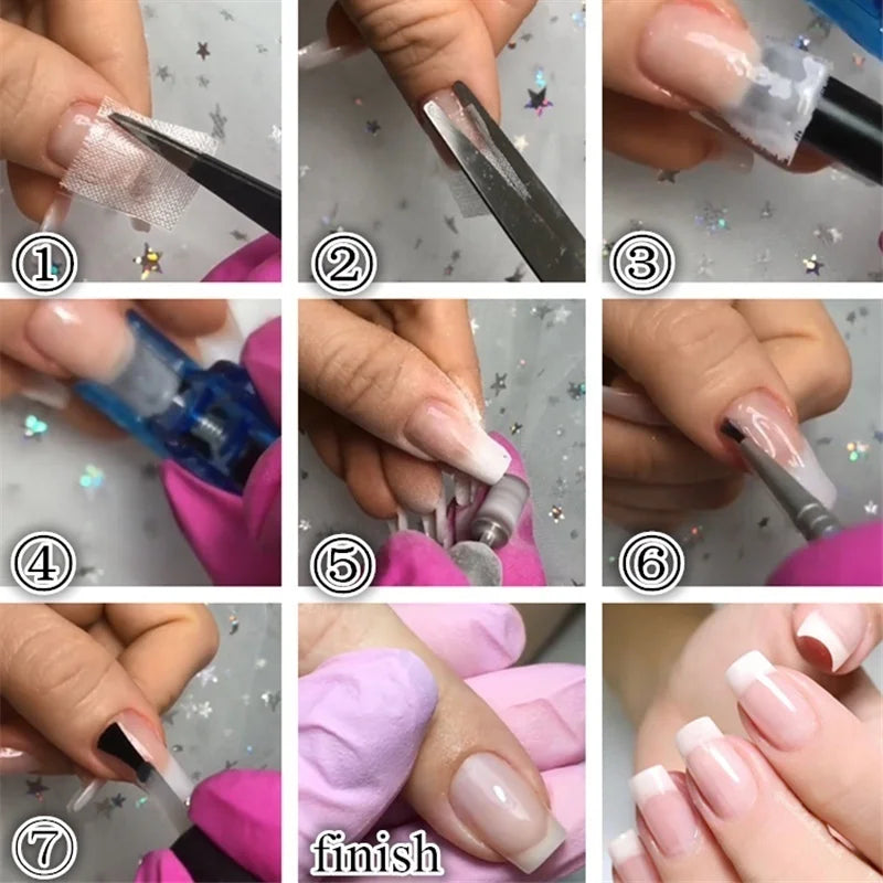 3*100cm Fiberglass Non-woven Silks Nail Extension