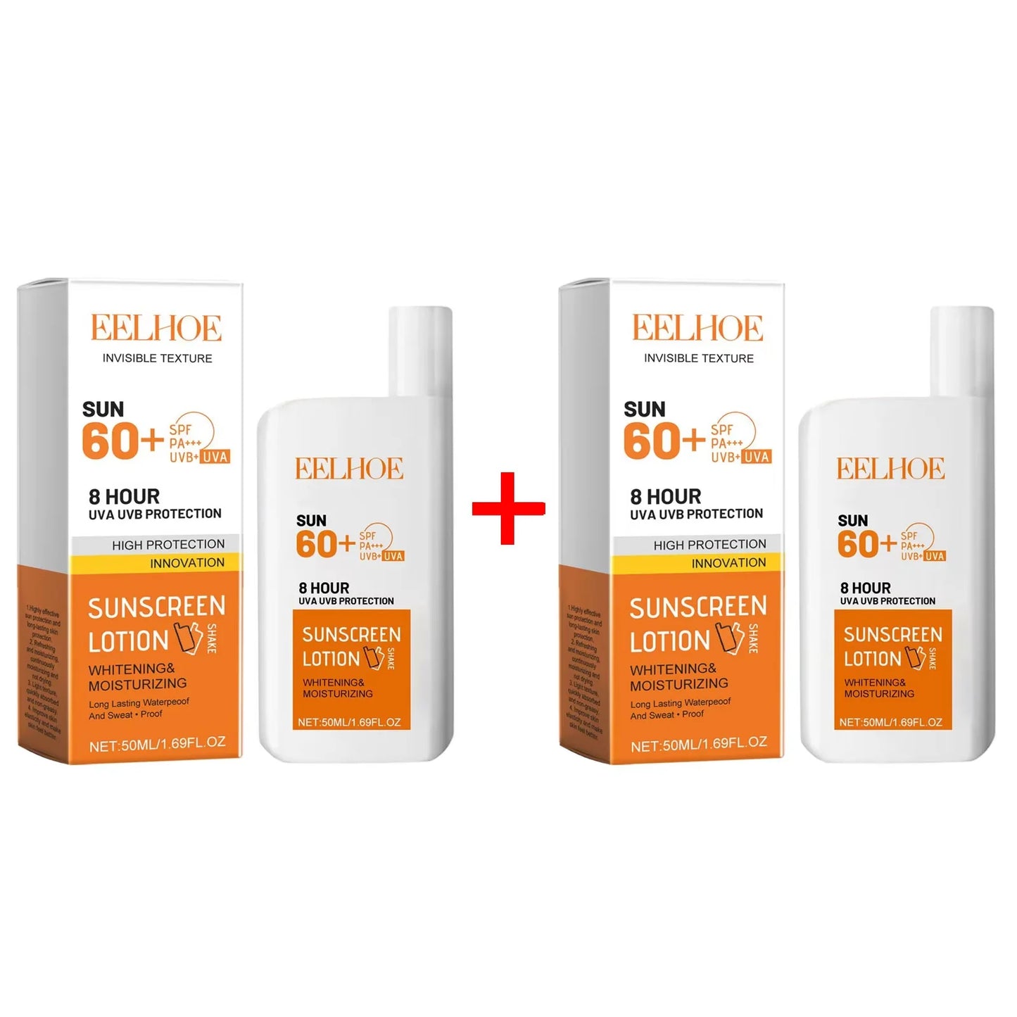 Sunscreen Cream Spf 60+ Long Lasting Uv Protection Facial Sun Block