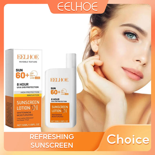 Sunscreen Cream Spf 60+ Long Lasting Uv Protection Facial Sun Block