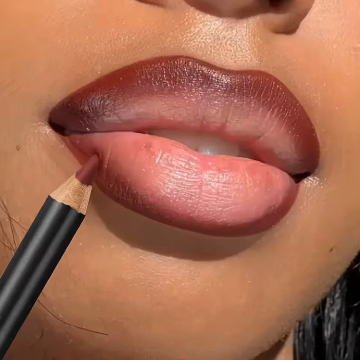 Waterproof Matte Lipliner Pencil Red Contour Tint Lipstick Long Lasting
