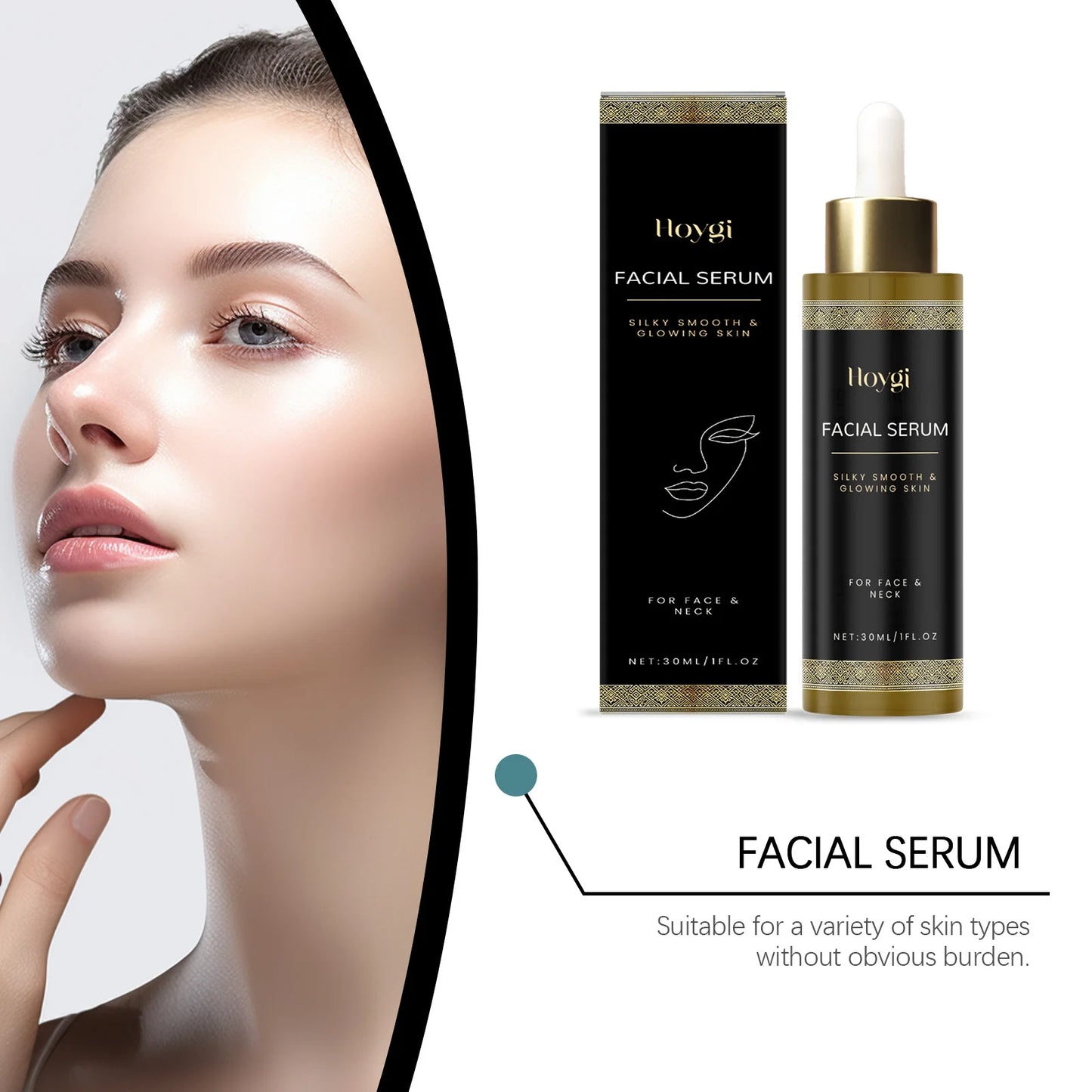 Facial Care Essence, Moisturizing, Radiance - Boosting, Lightweight