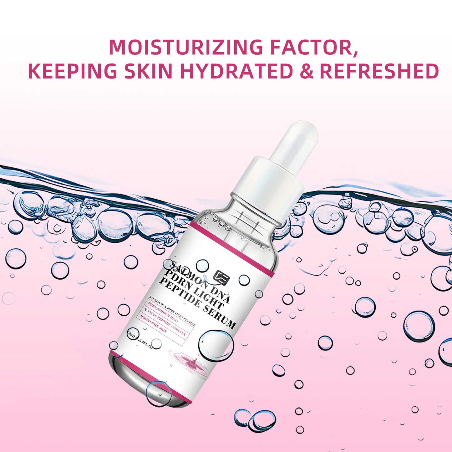 SALMON DNA PDRN LIGHT PEPTIDE SERUM: Lightweight Hydrating