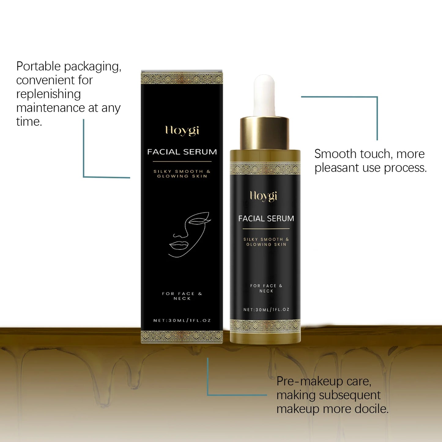 Facial Care Essence, Moisturizing, Radiance - Boosting, Lightweight