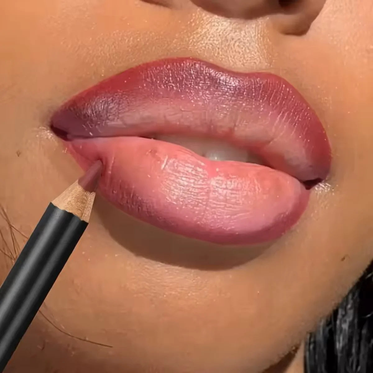 Waterproof Matte Lipliner Pencil Red Contour Tint Lipstick Long Lasting